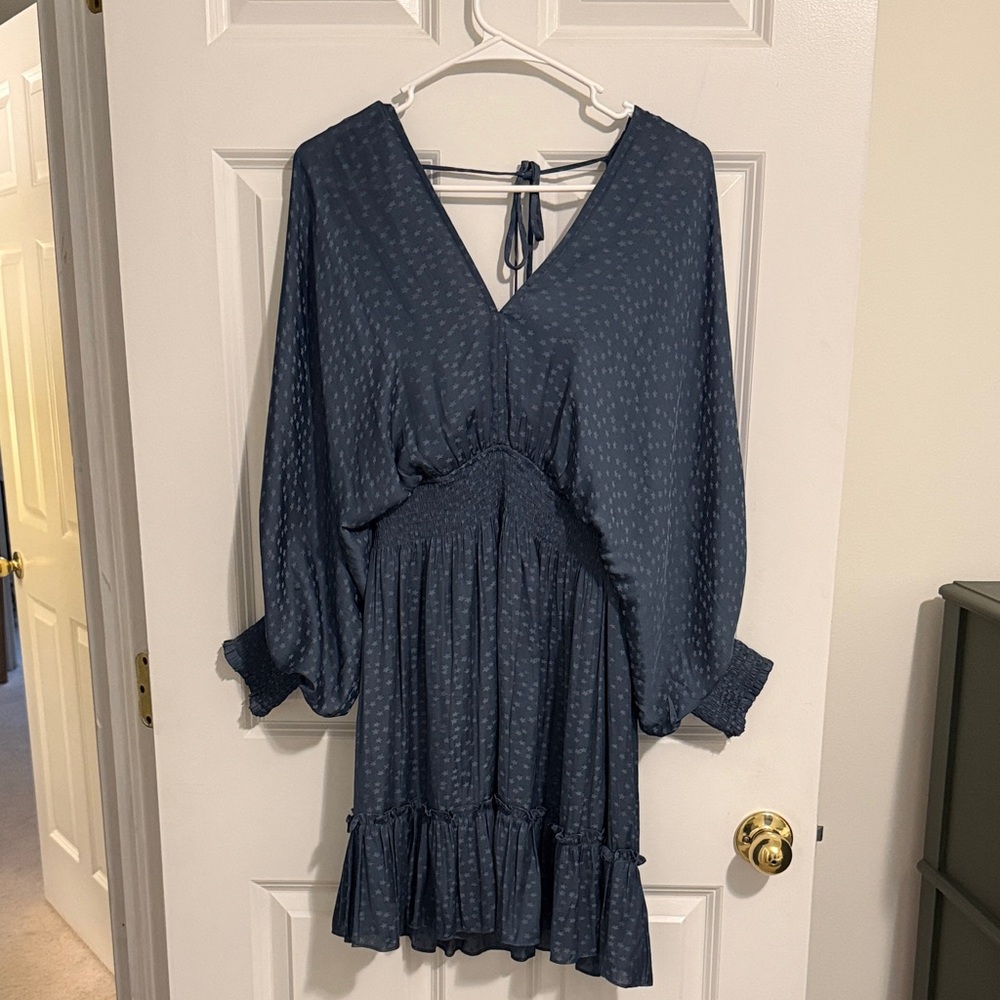 Lovestitch Long Sleeve Navy Dress
